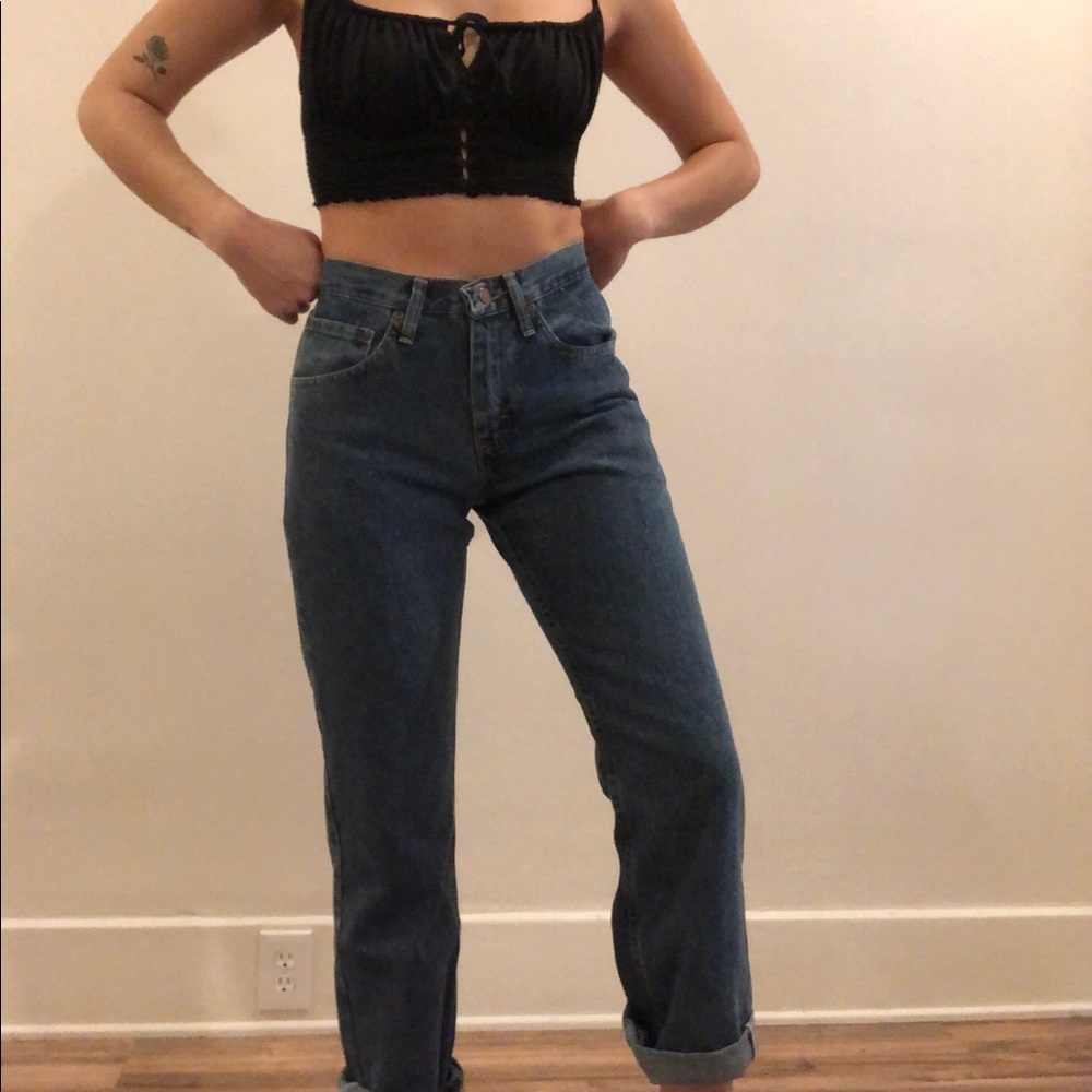 High waist Wrangler jeans